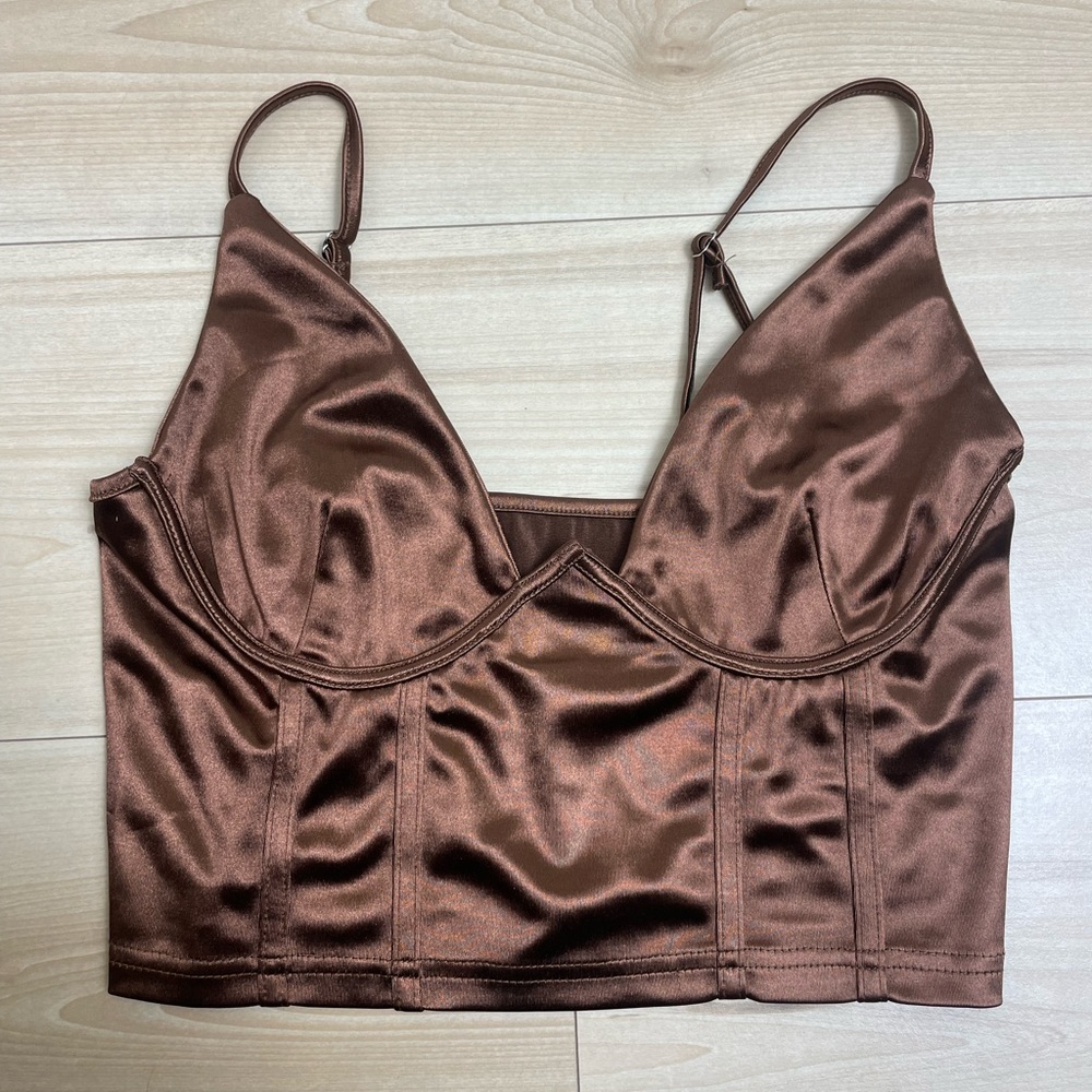 Satin top